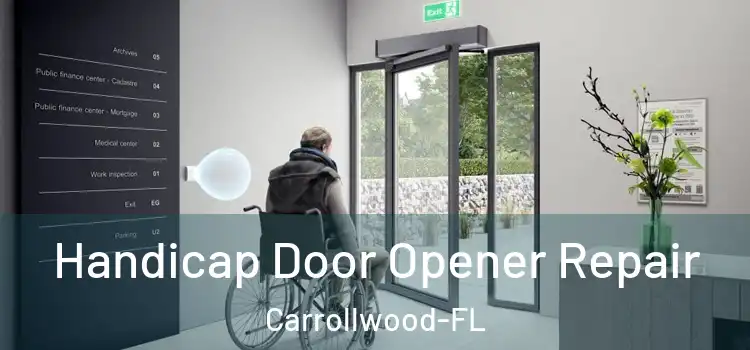  Handicap Door Opener Repair Carrollwood-FL