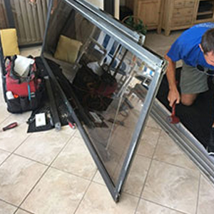 sliding glass door frame repair Carrollwood